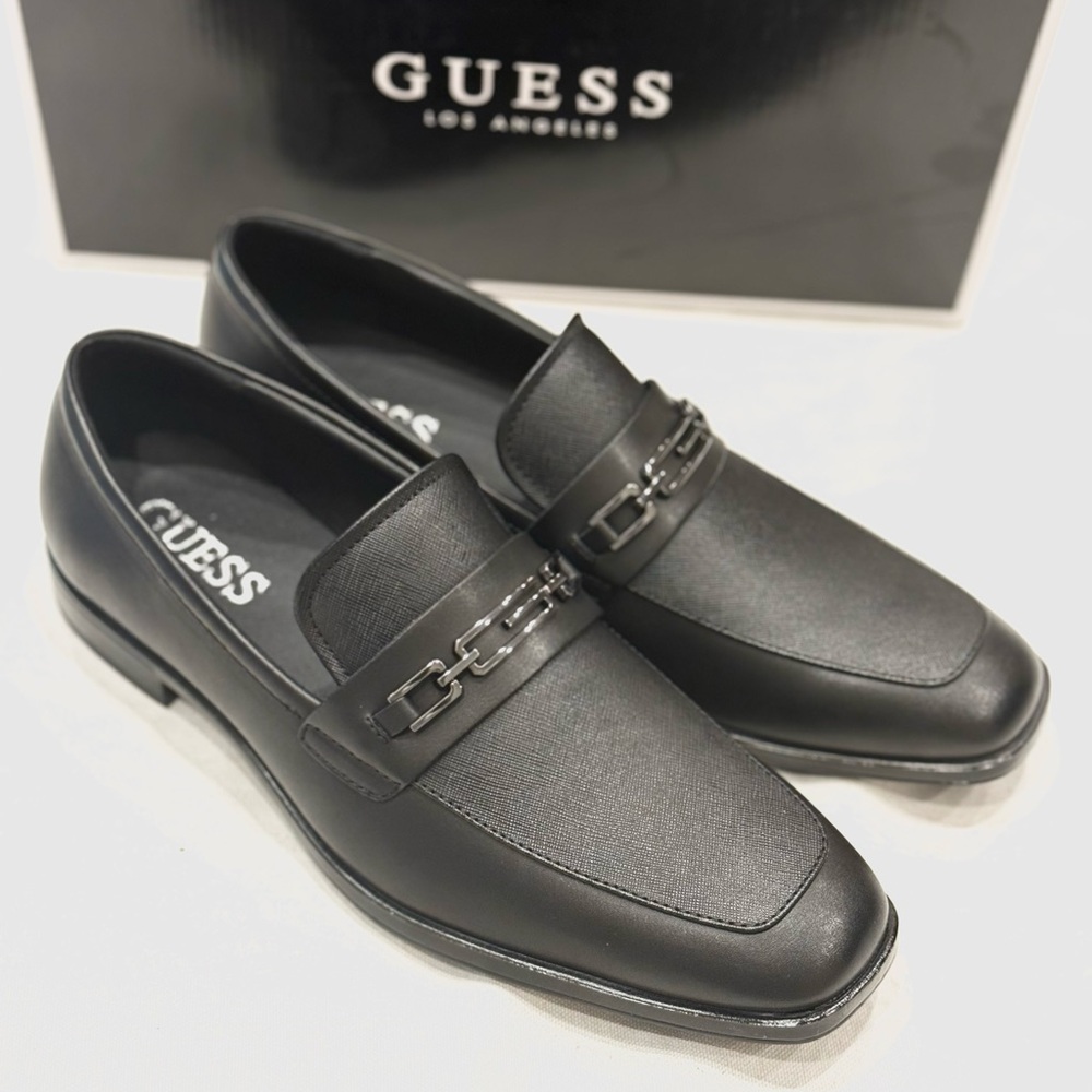 Guess Los Angeles Hendo Men's Dress Loafers Color Black 003